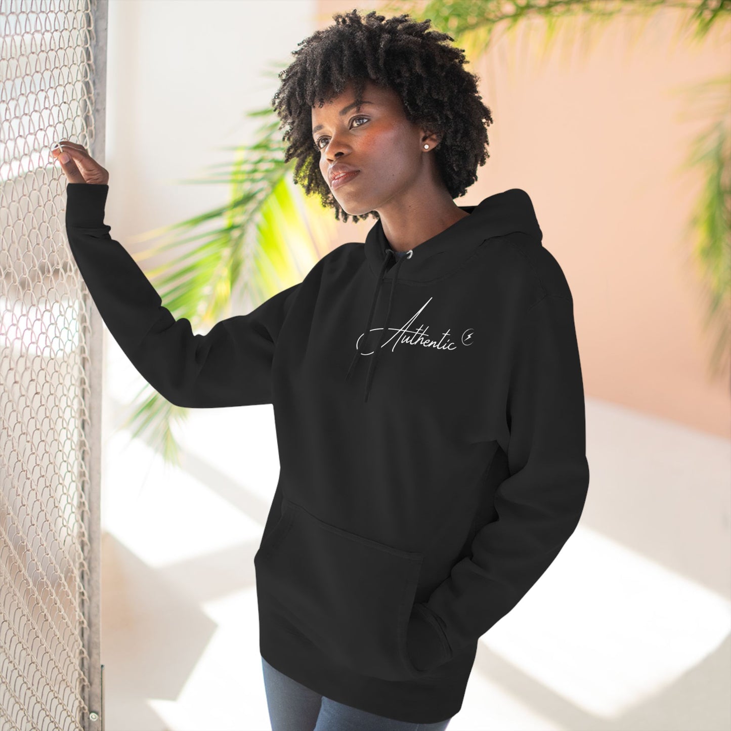 The "Authentic" Unisex Three-Panel Fleece Hoodie