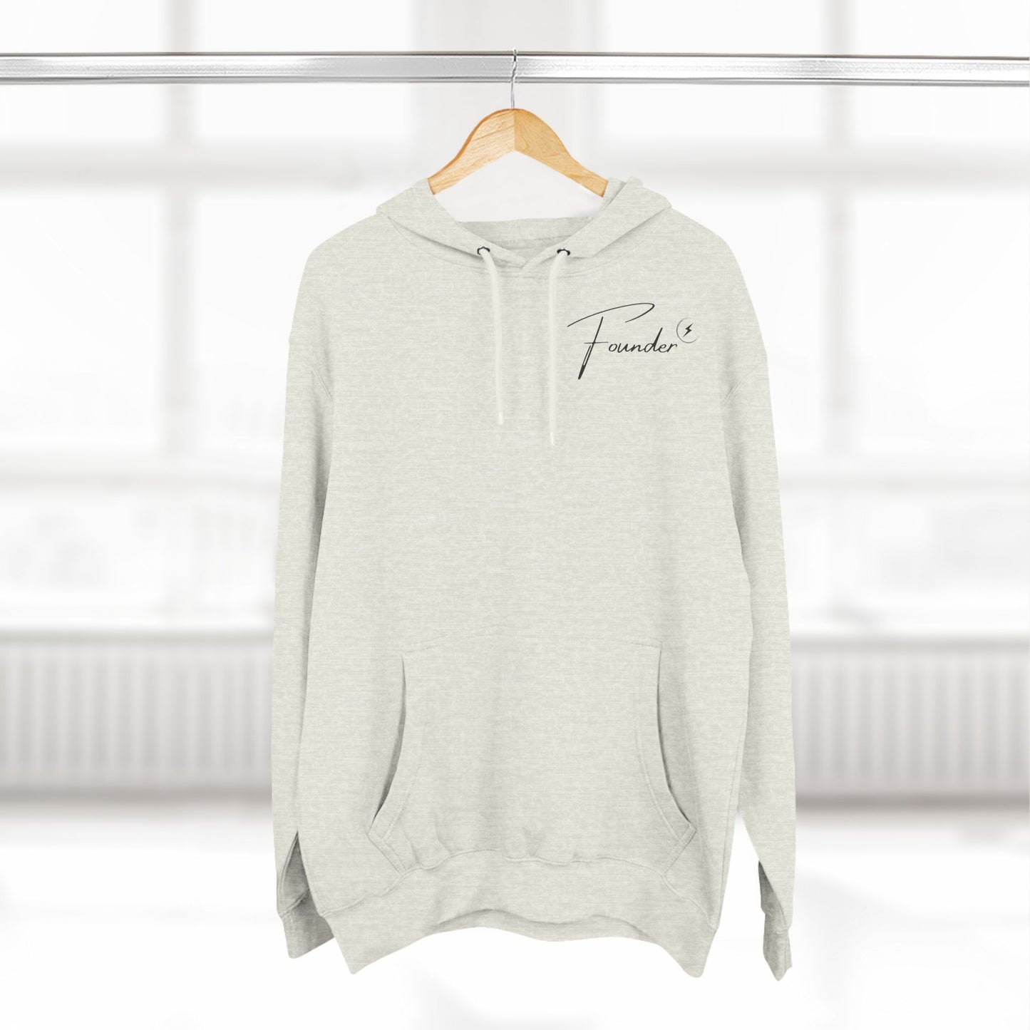 The iconic "Founder" Unisex Three-Panel Fleece Hoodie