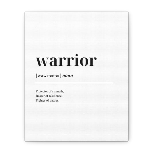 WARRIOR Canvas Art - capture your essence!