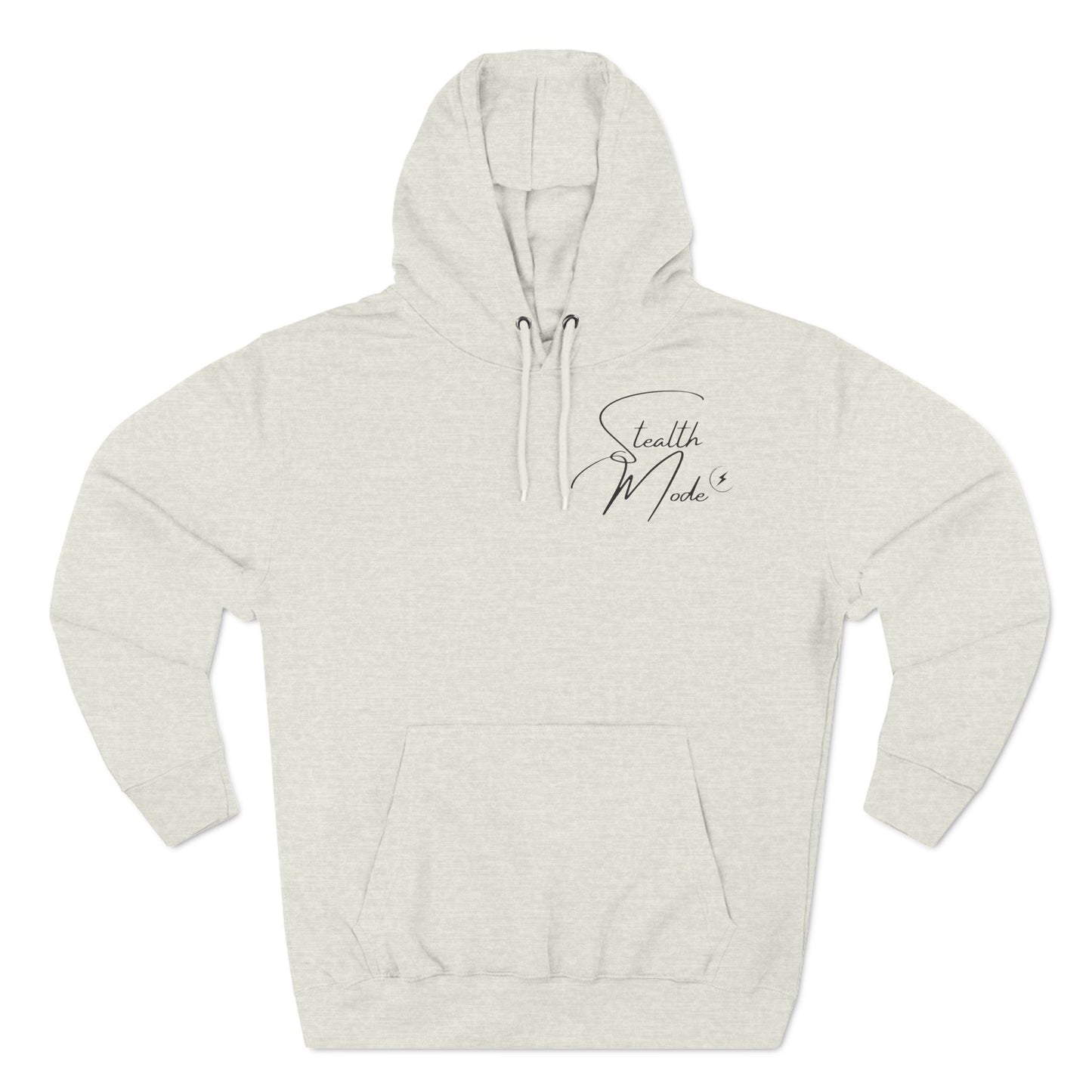 The "Stealth Mode" Unisex Three-Panel Fleece Hoodie